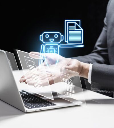 Professionnel travaillant sur les usages de l’intelligence artificielle
